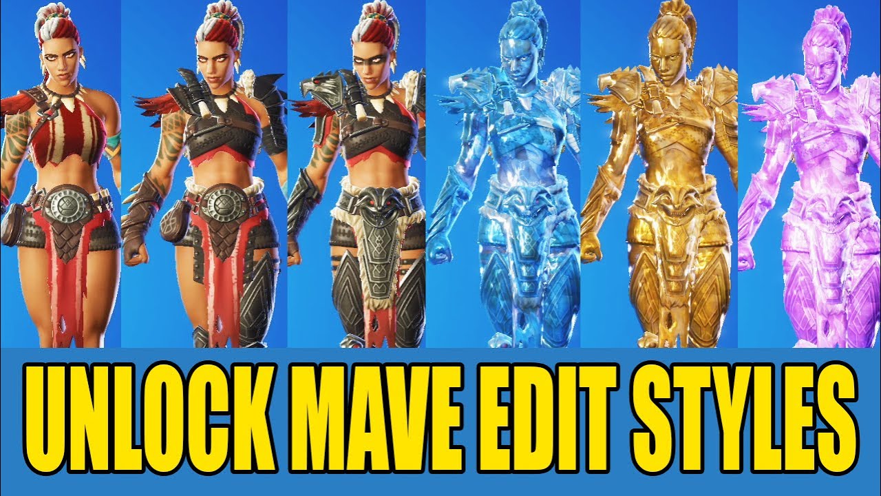 How to Unlock MAVE Bonus Edit Styles in Fortnite YouTube