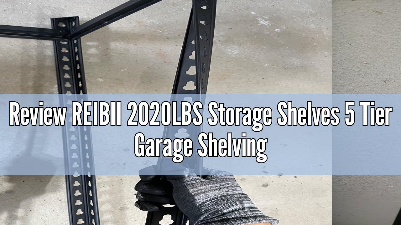 Review REIBII 2020LBS Storage Shelves 5 Tier Garage Shelving Heavy Duty 72" H x 35.55" W x 16" D Adj