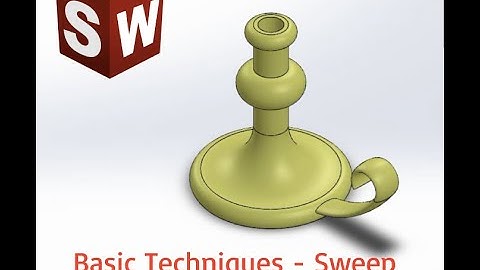 Basic Techniques - Revolve/Sweep | SOLIDWORKS TUTORIAL