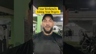 Your weekend is ruining your progress 🤔 #onlinecoaching #motivation #weightloss #fitnesspakistan