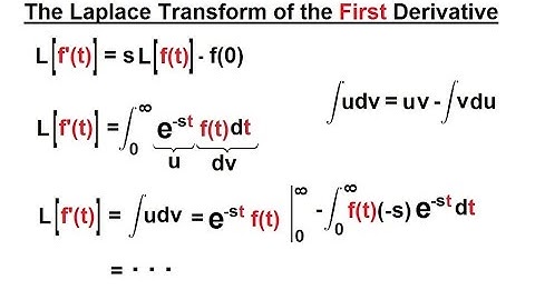 Electrical Engineering: Ch 16: Laplace Transform (20 of 58) Laplace Transform of the 1st Derivative