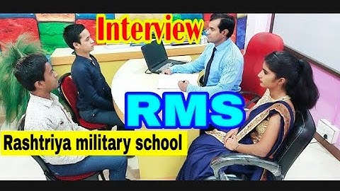 Military school interview video in Hindi | RMS Interview questions and answers | PD CLASSES