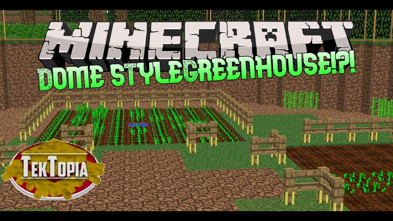 Tektopia | Minecraft Villager Mod Playthrough | #5 - The Big Glass Dome ...