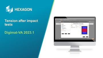 Tension after impact tests in Digimat-VA