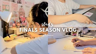 Finals Season Vlog| final exam preparation, study session, stay motivated and focus