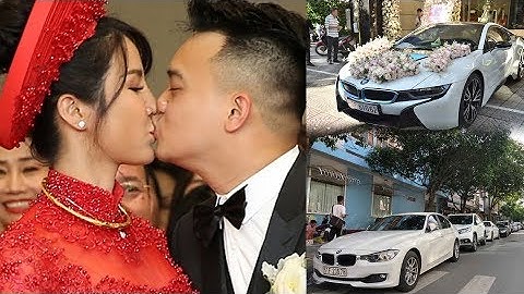 Diệp Lâm Anh hôn chồng đại gia đắm đuối trong lễ đón dâu ngập tràn siêu xe | Tin Nhanh Nhất