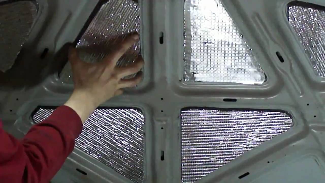Тепловиброизоляция капота - YouTube
