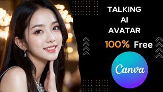 Create a Talking AI Avatar for Free Using Canva - Step-by-Step Guide | Text to Video Canva AI