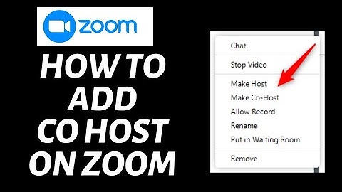 How To Add Co-Host on Zoom | Zoom Tutorial