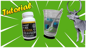 How to Make Methyl Cellulose (MC/Wallpaper Paste) | Origami