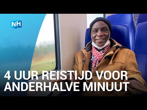 Straatkrantverkoper Mo moet uren reizen voor klein stempeltje