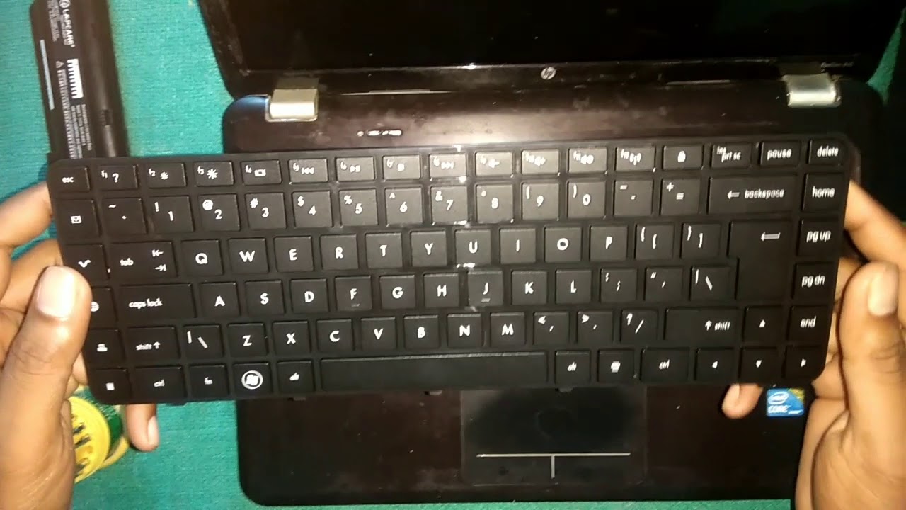 Hp Pavilion Dv6 Keyboard Replacement Youtube