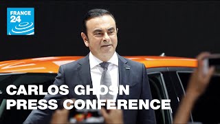 EVENT GHOSN PRESS CONFERENCE