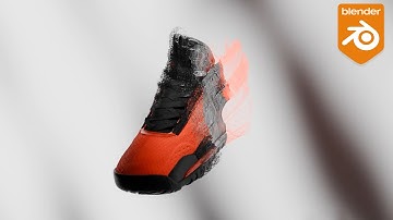 Shoes Reveal | Geometry Nodes 3D Animation Tutorial