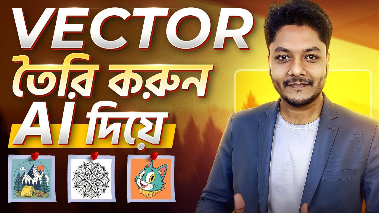 VECTOR তৈরি করুন AI দিয়ে II Best Vector Graphic Generator in 2025 II Recraft AI