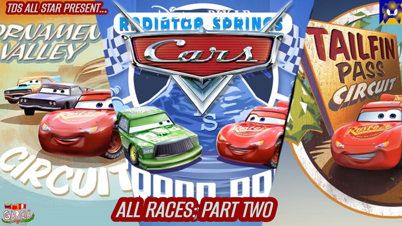 Cars: The Video Game: All Races: Part Two - YouTube