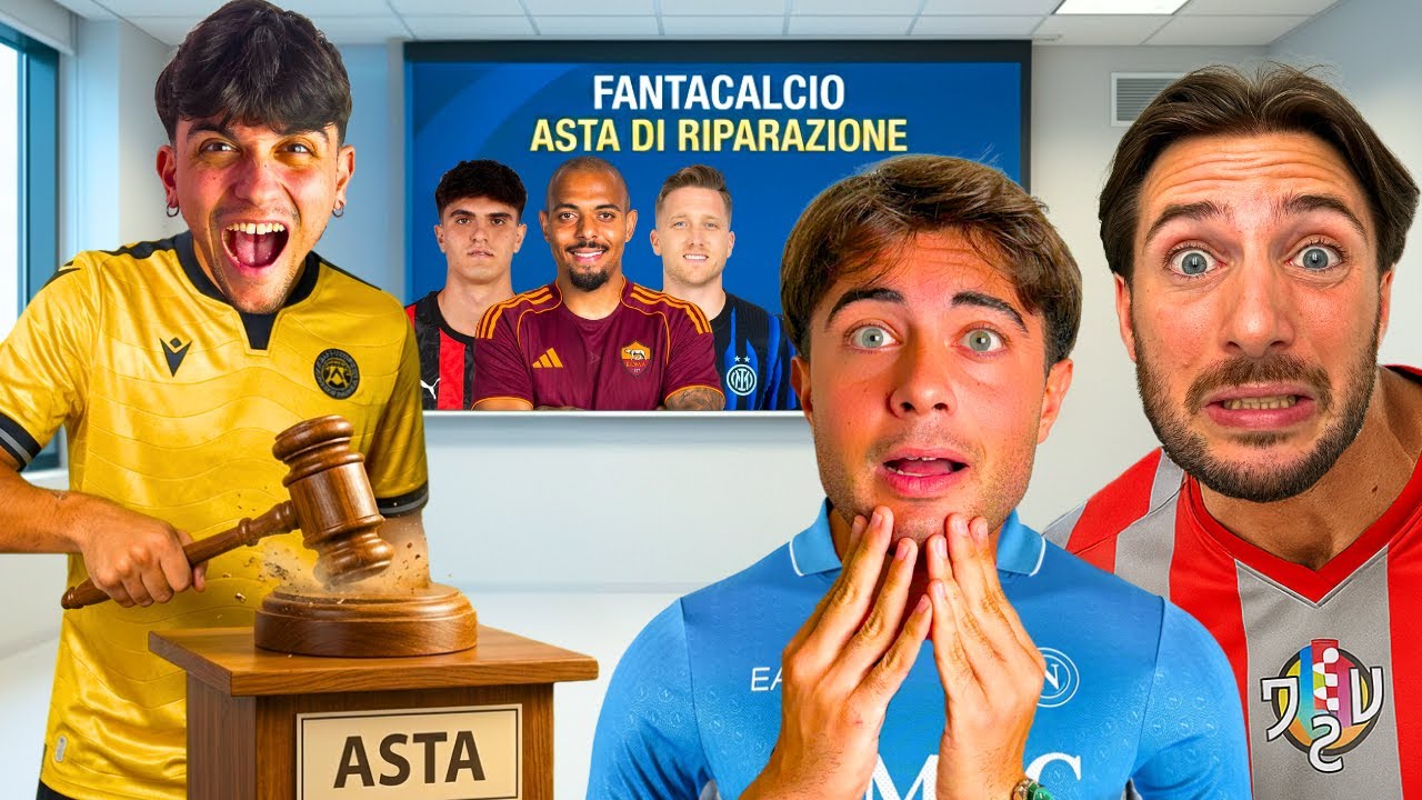 ⚽️ LE NOSTRE SQUADRE al FANTACALCIO dopo L’ASTA di RIPARAZIONE! 😱🏆