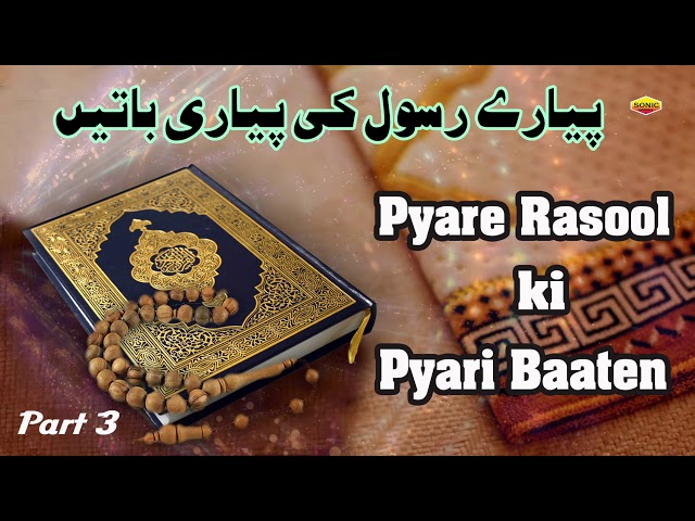Pyare Rasool Ki Pyari Baaten Part 3 || Quran Aur Hadees class=