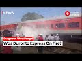 Duronto Express Fire: Smoke Incident on Duronto Express at Rajbandh Railway Station In West Bengal