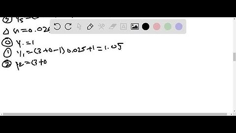 find approximate values of the solution of the given initial value problem at t=0.1,0.2,0.3, and 0.…