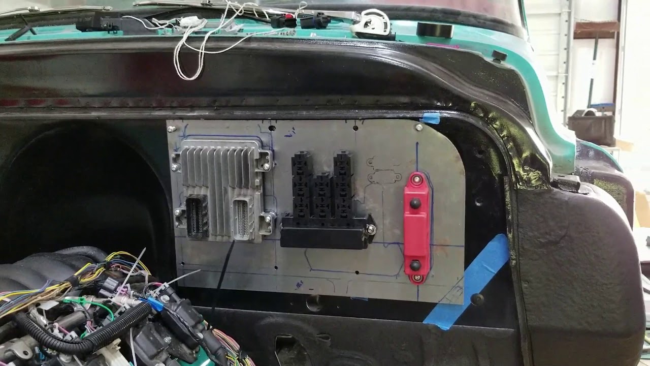 LS engine wiring harness rework 10 - YouTube