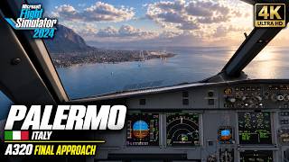 🔥 This Palermo Approach Is Absolutely STUNNING! 🇮🇹 | MSFS 2024