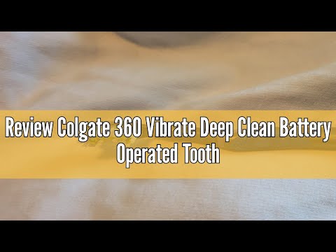Review Colgate 360 Vibrate Deep Clean Battery Operated Toothbrush Pack, Disposable Electric Toothbru