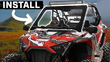 How To Install a Tusk Full Glass Windshield on a Polaris RZR Pro XP