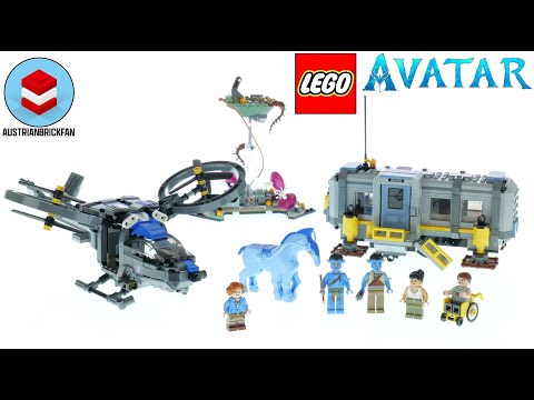 LEGO Avatar 75573 Floating Mountains: Site 26 & RDA Samson - LEGO Speed Build Review