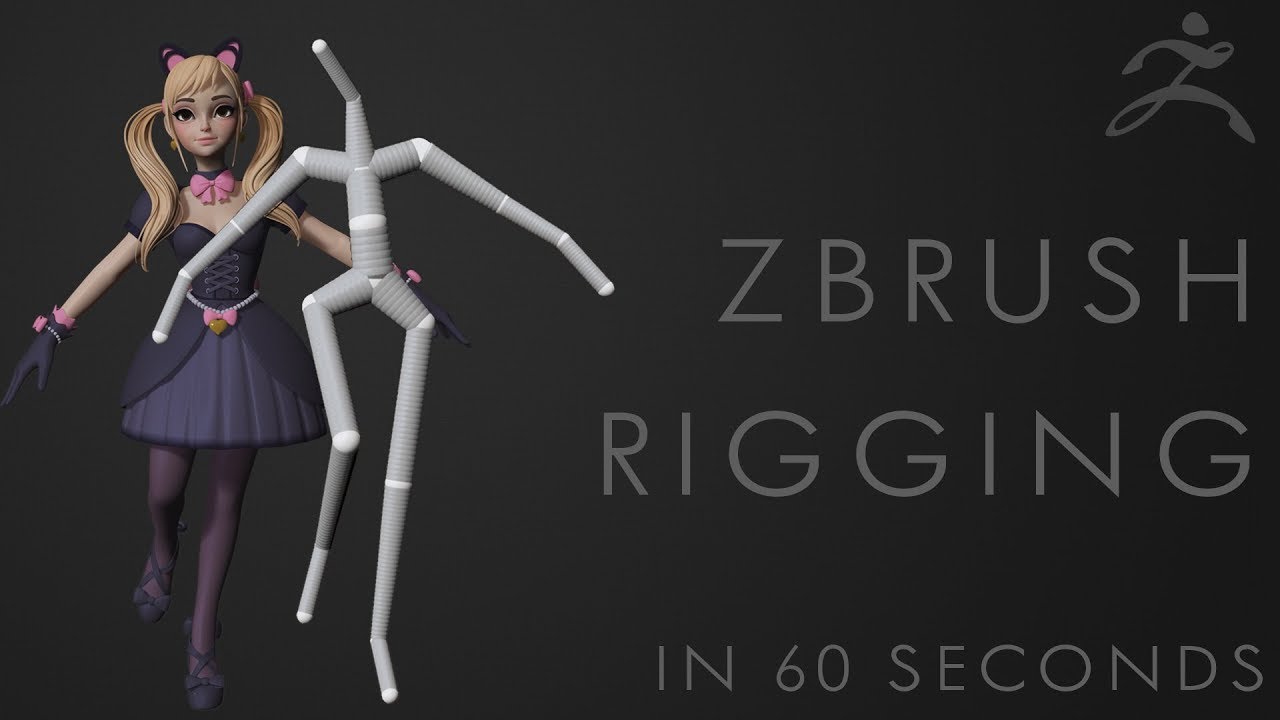 rigging and animating a zbrush model
