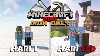 100 Hari di Minecraft Tapi IRON Only !!!