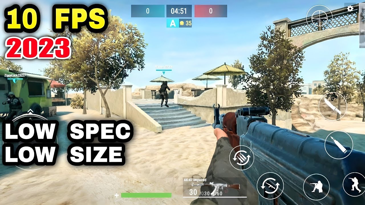 Top 10 FPS (LOW SPEC and LOW SIZE) Best Online FPS and Offline Multiplayer FPS game for Android iOS 2022