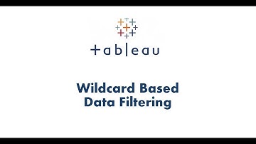 Tableau Tutorial 58 | Wildcard Based data filtering in tableau