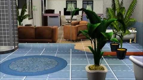 Sims 3 basic house with split levelling