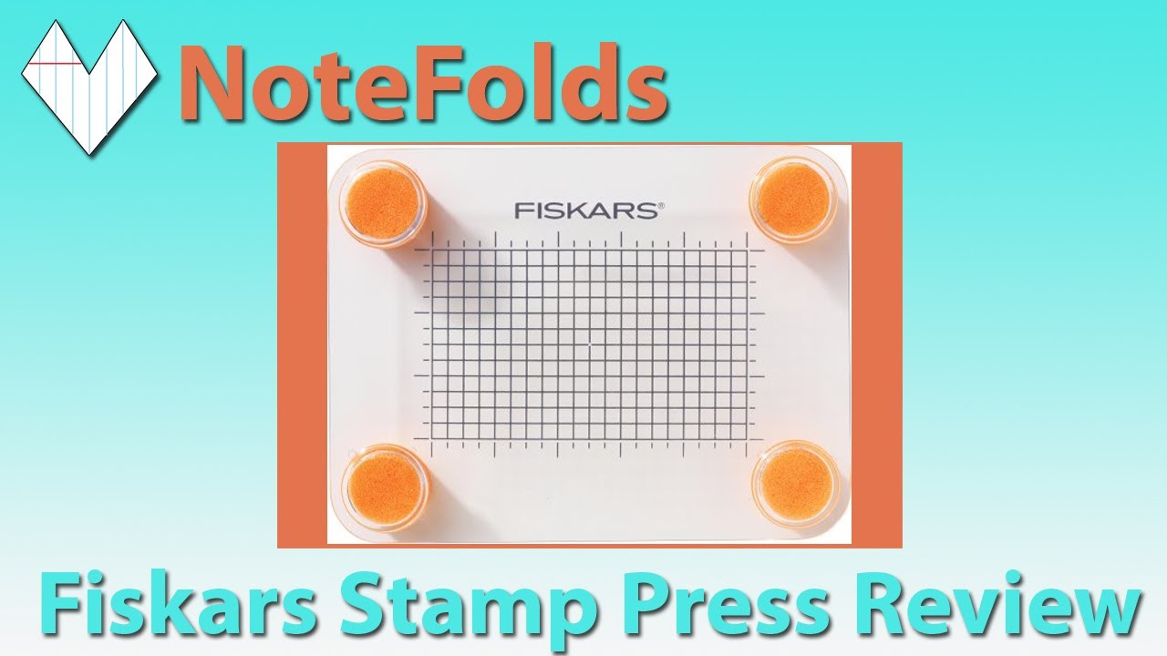 Fiskars Stamp Press Review
