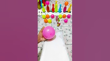 Experiment: will a water balloon explode if it rolls down from a tall building? 🎈#balloon