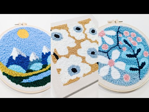 Punch Needle Coaster DIY Tutorial (SO EASY!!) 