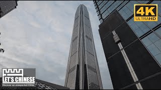 China Walking Tour | Shenzhen Ping An Finance Center | 5th tallest building in the world【4K, 60fps】