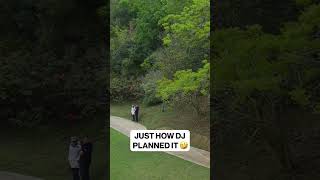 LIV: Just how Dustin Johnson planned it 😂 #LIV #hongkong #LIVGolf #golf #tigerwoods #mickelson