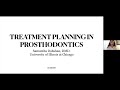 Treatment Planning in Prosthodontics By Dr Samantha Dahshan