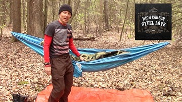 My Sleep System, Equip Hammock Setup and the MMSS Bag - HighCarbonSteel Love