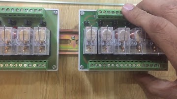 Relay Cards, Din rail and wall mounting