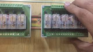 Relay Cards, Din rail and wall mounting