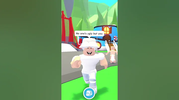 She got roasted by Chad in adopt me..👀 #shorts