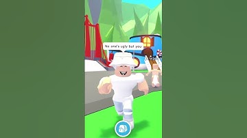 She got roasted by Chad in adopt me..👀 #shorts