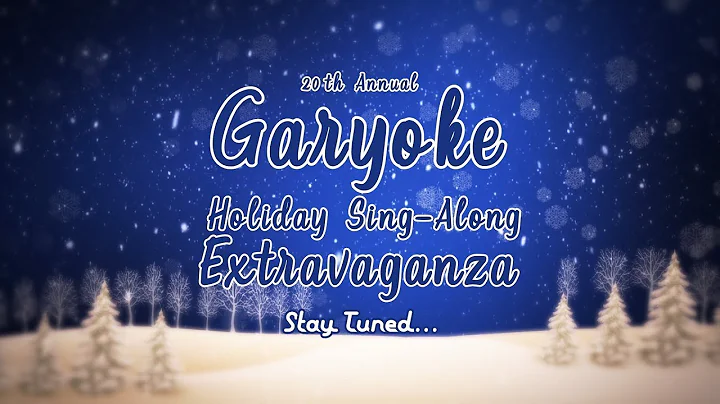 Garyoke Holiday Sing-Along Extravaganza 12-22-22!