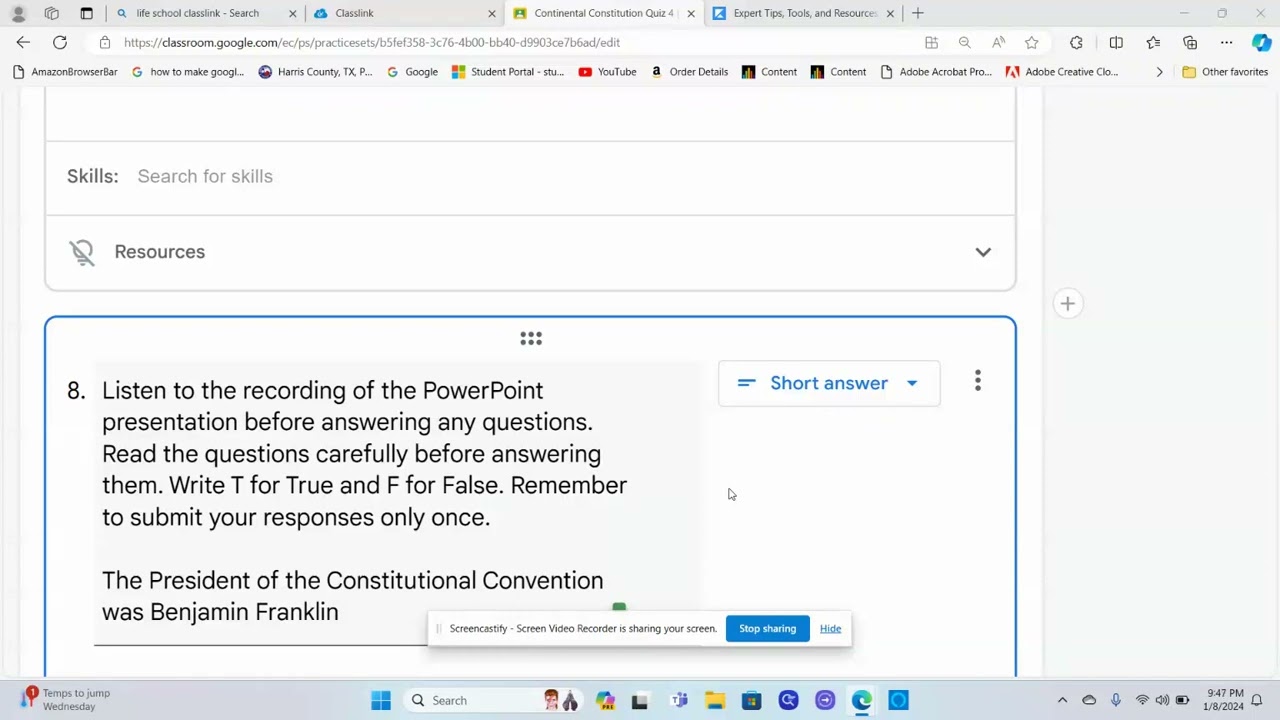 Constitional Convention 8 Quiz 4