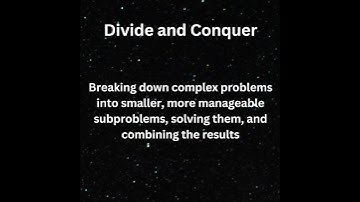 Divide and Conquer