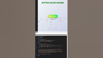 Button color change using HTML, CSS and JS #itserver  #webdesign