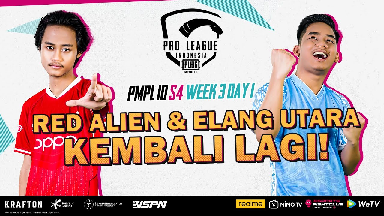 PMPL INDONESIA S4 | Week 3 Day 1 | RED ALIEN & ELANG UTARA KEMBALI LAGI!